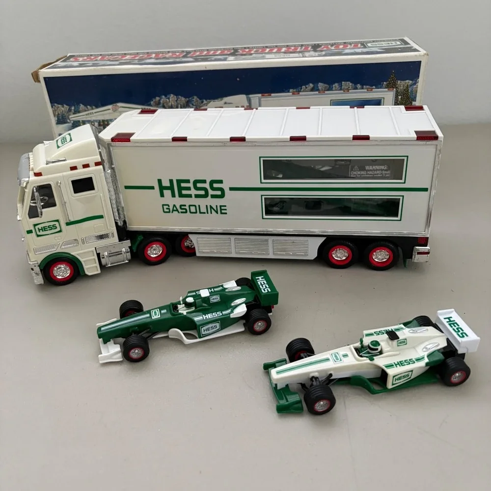 VTG Hess Toy Truck Lot 1992-2003 Rescue Fire Truck Airplane Racecars with Boxes